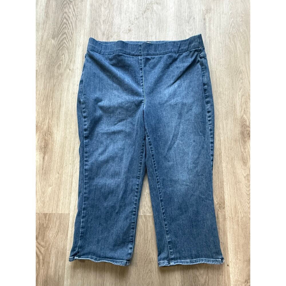NYDJ Capri Denim, blue, women's size 1X, Comfort Waist